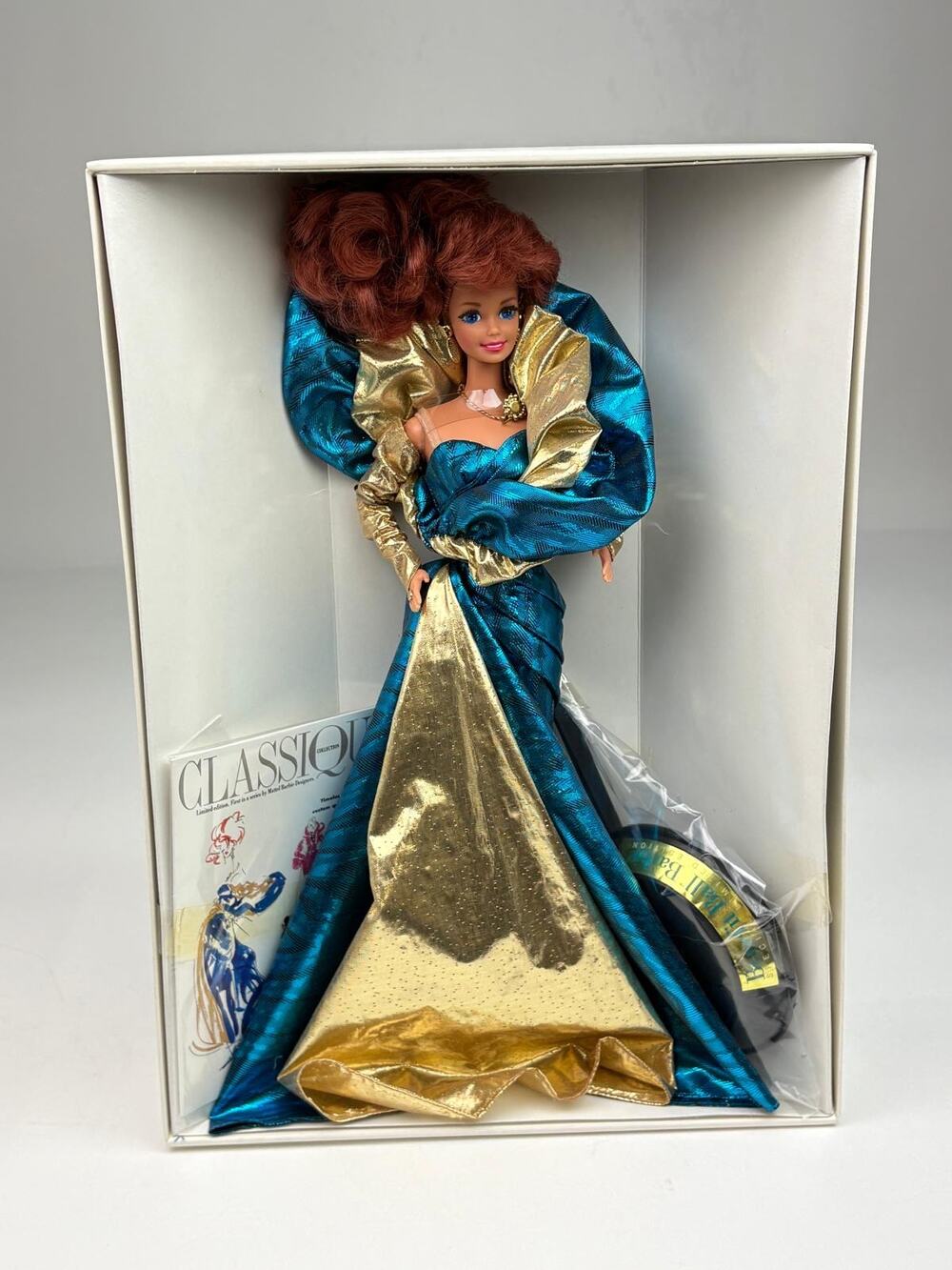 1992 Mattel Benefit Ball Barbie Doll Classique Collection Limited Edition #1521